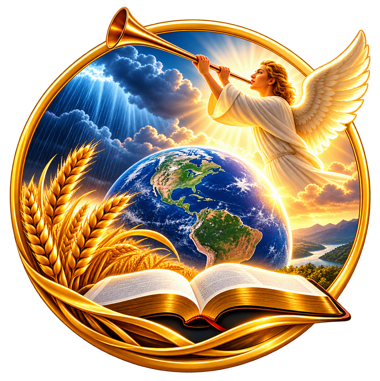 golden angel harvest emblem